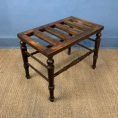 An Aesthetic Movement Birch Wood Luggage Rack Circa 1890