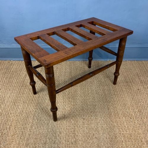 An Aesthetic Movement Mahogany Luggage Rack Circa 1890