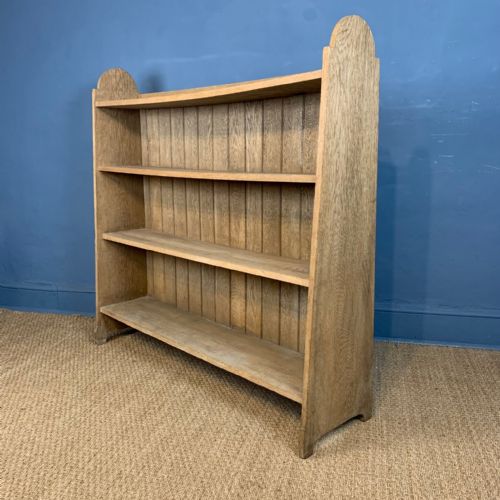 A Heals Oak Letchworth Open Bookcase Circa 1910 .