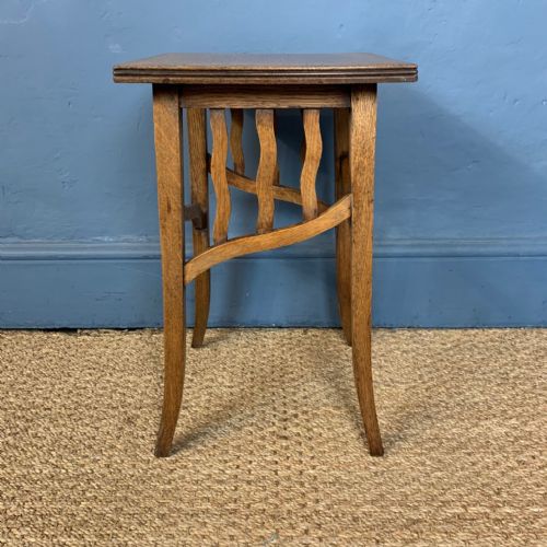 A Glasgow School Small Oak Table Circa 1910