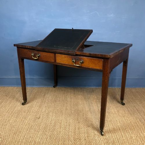 A George III Mahogany Writing Table Circa 1800