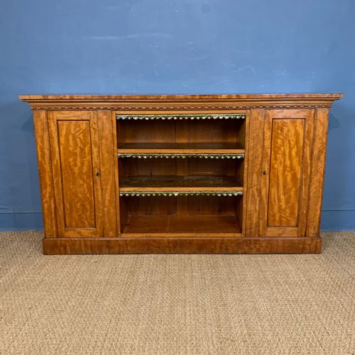 A William IV Satinbirch Dwarf Library Bookcase Circa 1835