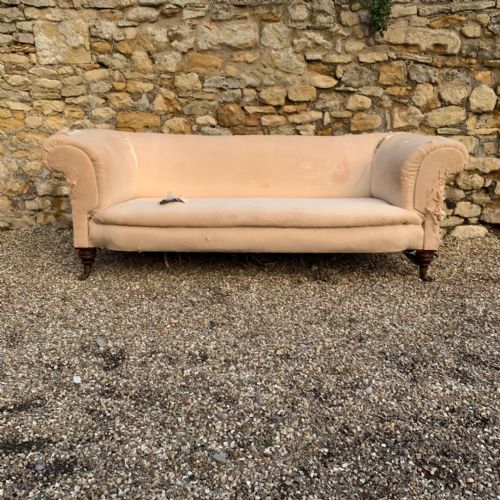 A Large Victorian Howard Style Country House Chesterfield Sofa Circa 1880