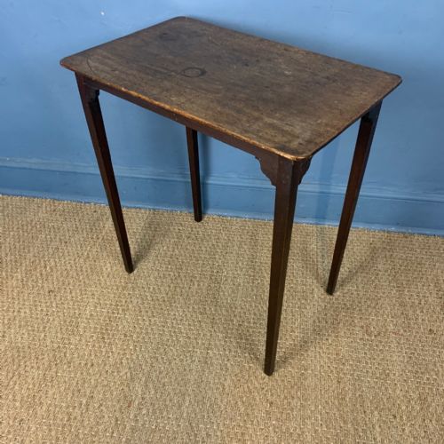A George III Mahogany Rectangular Lamp Table Circa 1800