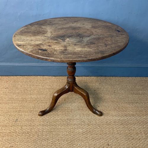 A Late George III Mahogany Tripod Table Circa 1800