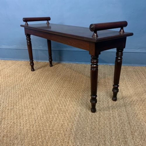 A George IV Mahogany Window Seat Circa 1830