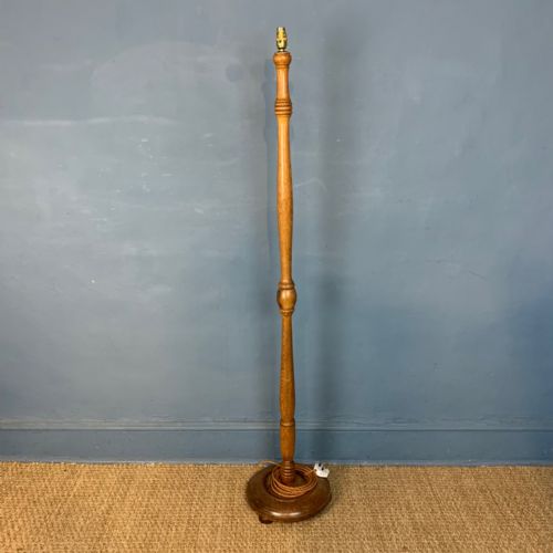 A Heals Oak Standard Lamp Circa 1930