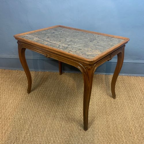 A 1920'S French Marble Top Table in Louis XV Style