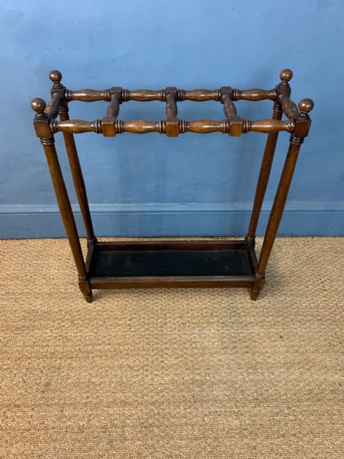 A Victorian Mahogany Stick Stand Circa 1900