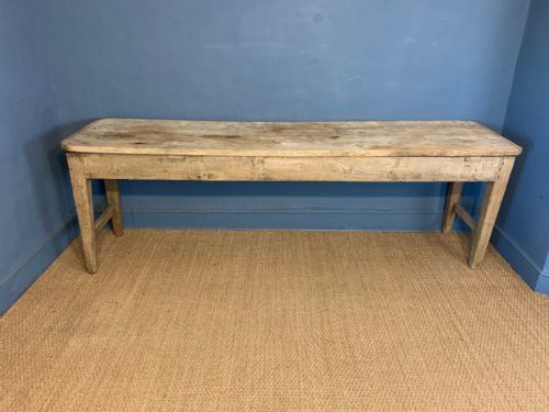 A Late Georgian Naturally Bleached Elm Farmhouse Table Circa 1820