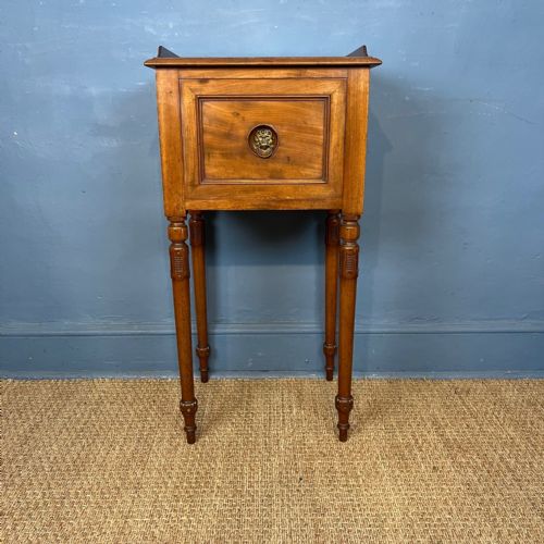 A George IV Mahogany Bedside Table Circa 1830