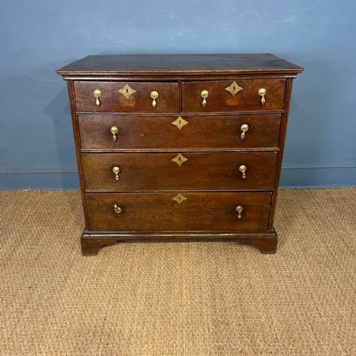 A William and Mary Oak Chest of Drawers Circa 1700