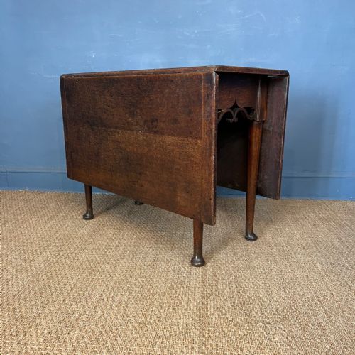 A George 111 West Country Oak Drop Flap Table Circa 1780