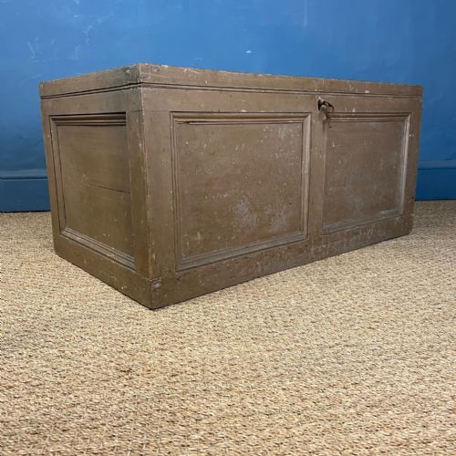 A Mid 19th C Painted Pine Country House Box