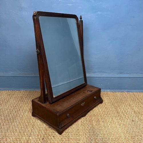 A George 11 Mahogany Swing Frame Toilet Mirror Circa 1750