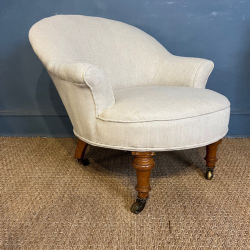 A Victorian Birch Wood Nursing Chair Circa 1870