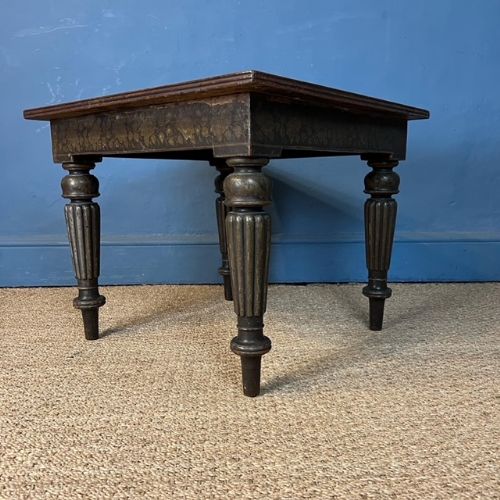 An Anglo Indian Penwork and Teak Low Table Circa 1830