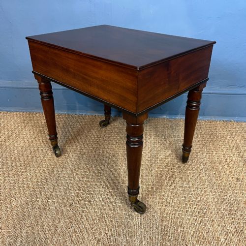 A George IV Mahogany Bidet Table Circa 1830