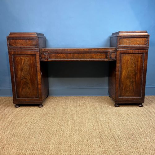 A George IV Mahogany Pedestal Sideboard Circa 1825