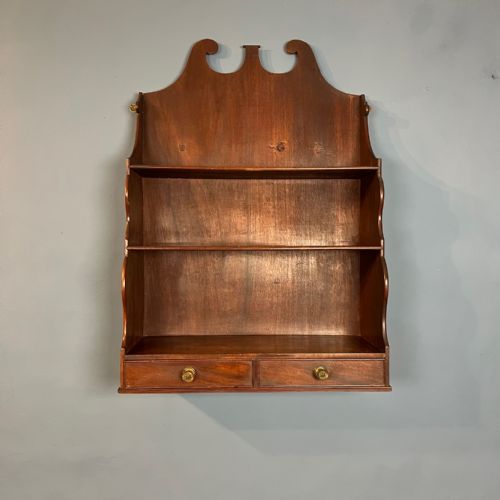 A George 111 Mahogany Set of Hanging Shelves Circa 1800