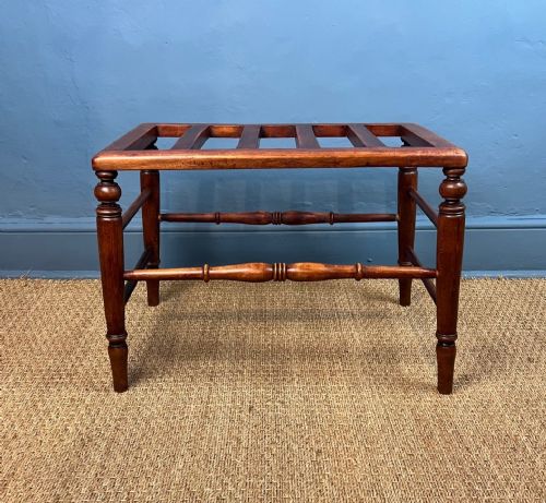 An Aesthetic Movement Birch Luggage Rack Circa 1890