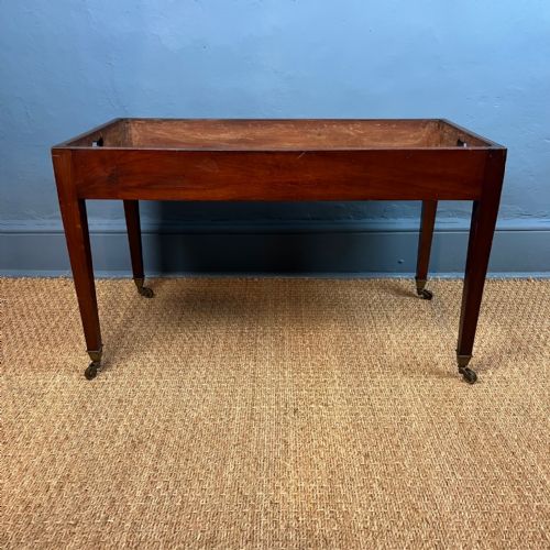 A Late 19th C Mahogany Tray Stand Circa 1890