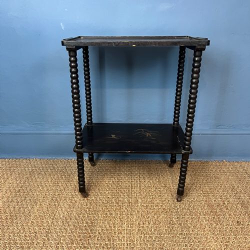 A Late 19th Century Japanese Two-tier Lacquer Table Circa 1900