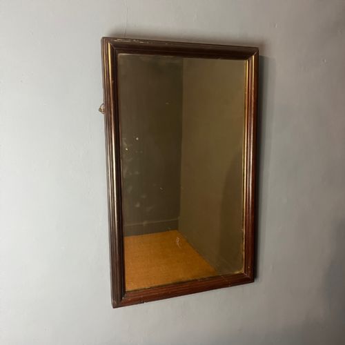 A Victorian Rectangular Mahogany Mirror Circa 1870