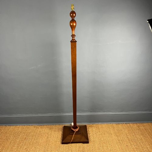 A Heals Mahogany Standard Lamp Circa 1930