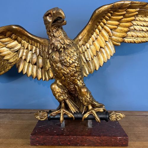 A REALLY IMPRESSIVE LARGE NAPOLEONIC GILT EAGLE CIRCA 1810 - ADDITIONAL PHOTO 3