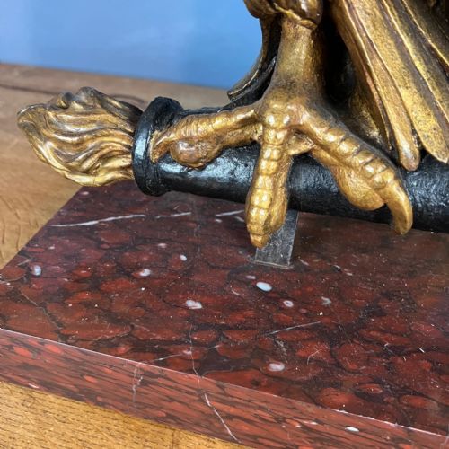 A REALLY IMPRESSIVE LARGE NAPOLEONIC GILT EAGLE CIRCA 1810 - ADDITIONAL PHOTO 6