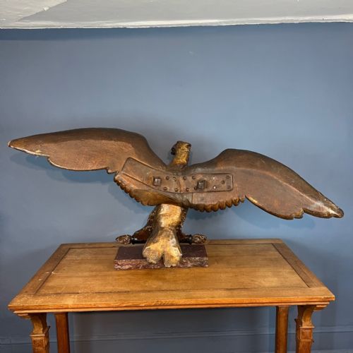 A REALLY IMPRESSIVE LARGE NAPOLEONIC GILT EAGLE CIRCA 1810 - ADDITIONAL PHOTO 8