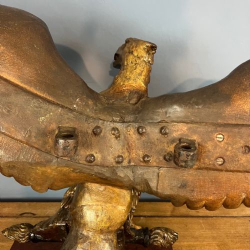 A REALLY IMPRESSIVE LARGE NAPOLEONIC GILT EAGLE CIRCA 1810 - ADDITIONAL PHOTO 9