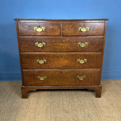 A George 111 Oak Chest of Drawers Circa 1800