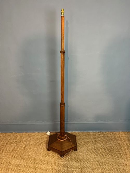 A Heals Walnut Standard Lamp Circa 1930