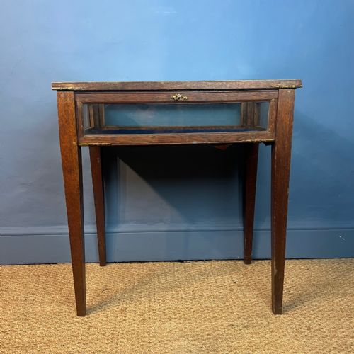 An Unusual Victorian Oak Bijouterie Table Circa 1880