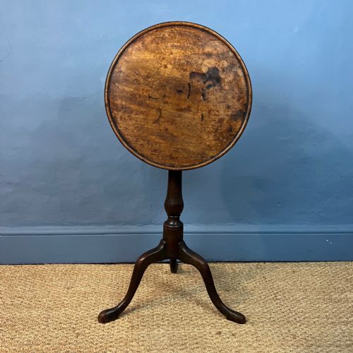 A George III Mahogany Tripod Table Circa 1800