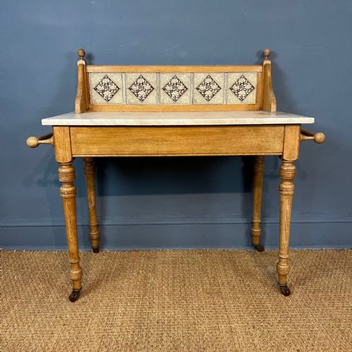 A Gothic Reform Ash Washstand Circa 1870