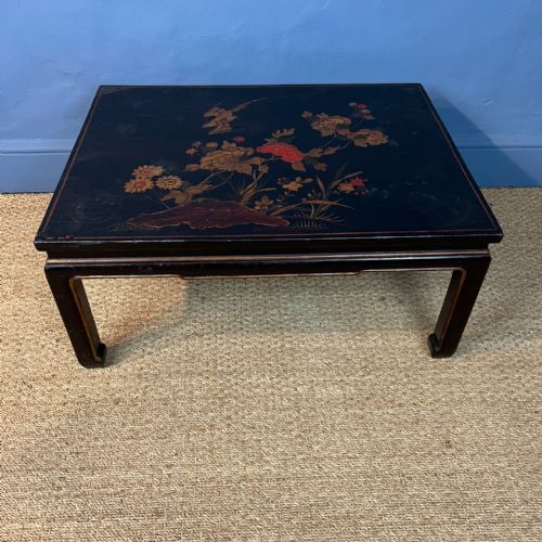 An Edwardian Chinoiserie Lacquer Coffee Table Circa 1910