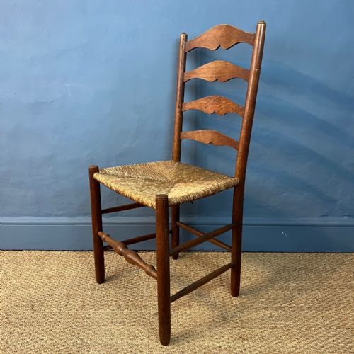 A HEALS OAK BAR BACK CHAIR CIRCA 1910 - ADDITIONAL PHOTO 2