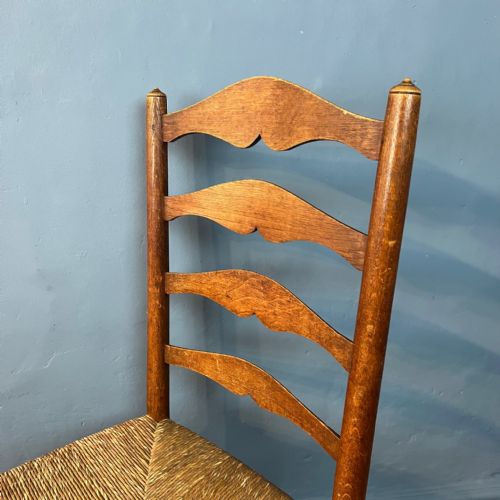 A HEALS OAK BAR BACK CHAIR CIRCA 1910 - ADDITIONAL PHOTO 3