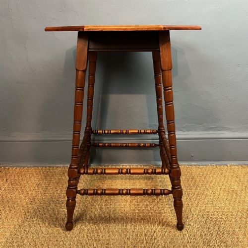 An Aesthetic Movement Walnut Octagonal Table Circa 1890