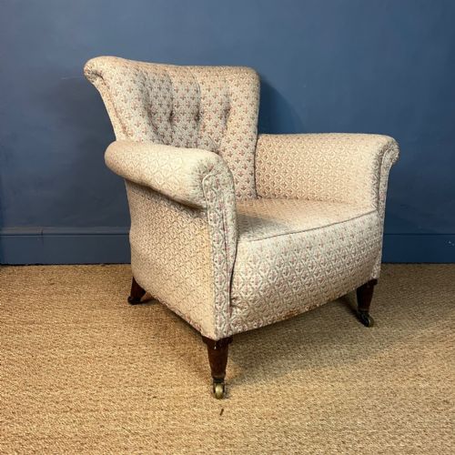 A Late 19th Century Howard Style Woodstock Armchair Circa 1890