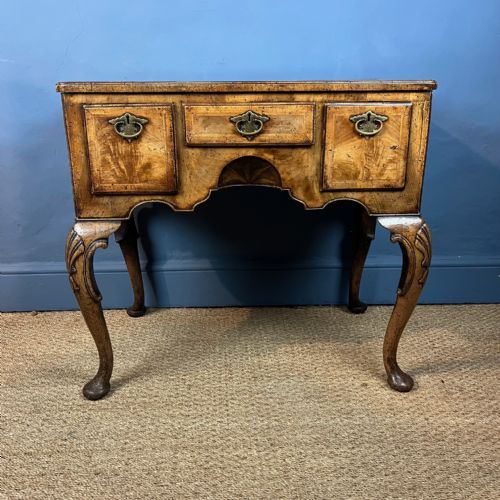 A Queen Anne Style Walnut Lowboy Circa 1910