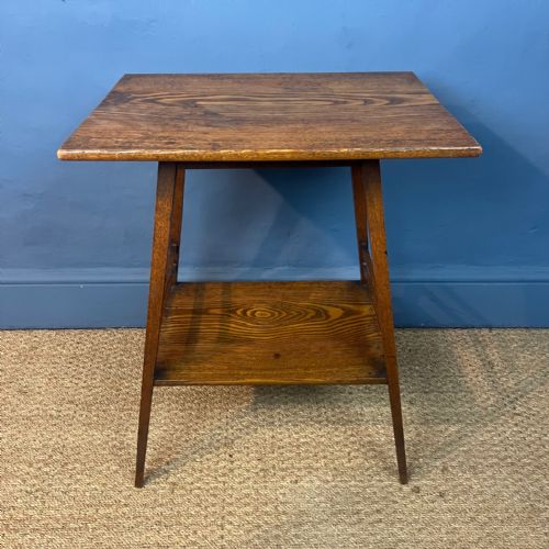 An Aesthetic Movement Ash Two Tier Rectangular Table Circa 1890.