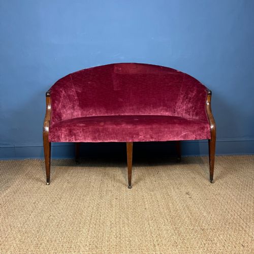 A George 111 Hepplewhite Period Mahogany Sofa Circa 1790