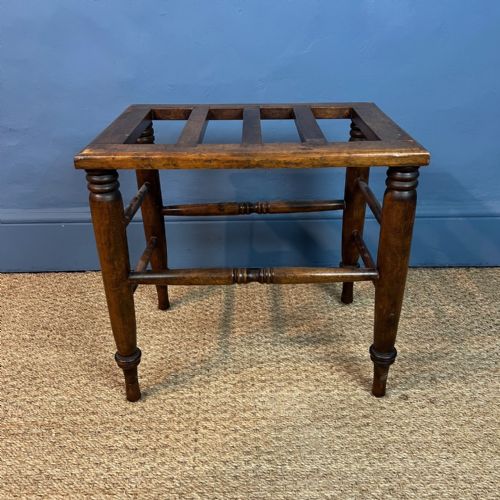 A Victorian Oak Luggage Rack Circa 1890