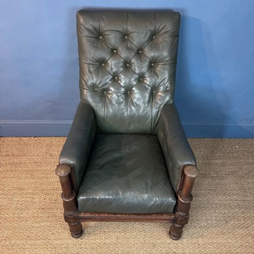 A WILLIAM IV MAHOGANY LIBRARY CHAIR CIRCA 1830 - ADDITIONAL PHOTO 2