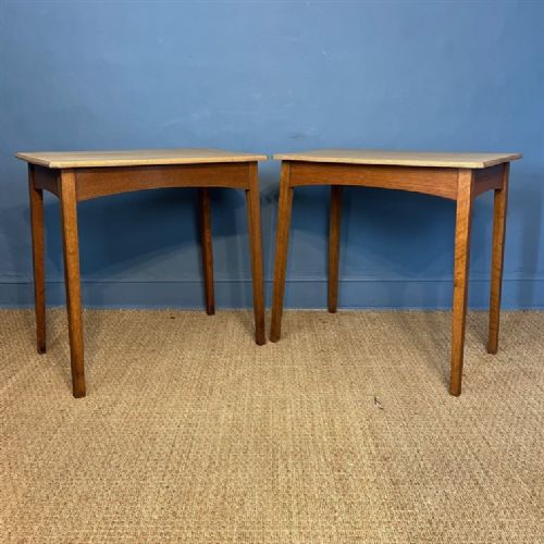 A Pair of Arts and Crafts Oak Tables Circa 1910