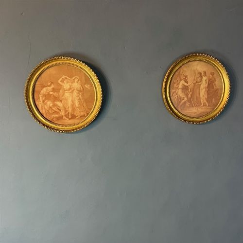 A Pair of Late 18th Century Bartolozzi Engravings